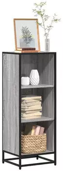 vidaXL B&uuml;cherregal Grau Sonoma 40x35x107,5cm Holzwerkstoff