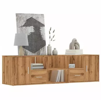 vidaXL Eckschrank Artisan Eiche Holzwerkstoff 160x40x45cm (3307827)