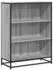 vidaXL Bücherregal Grau Sonoma 80,5x35x107,5cm Holzwerkstoff (849122)