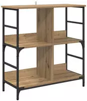 vidaXL Regal Artisan-Eiche 78,5 x 33 x 82 cm Holzwerkstoff