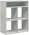 vidaXL Bücherregal Betongrau 66x31x80cm Sperrholz (860295)