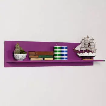Hanah Home Adan Wandregal Melamin Lila 120x25x20cm (479ADR1763)