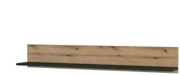 W&oacute;jcik CORTE CORP01 Wandboard Coast Evoke Eiche / Kosmos Grau, 160x24x22cm (CORP01)