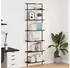 vidaXL Bücherregal Schwarz Eichen-Optik 60x24x203cm Holzwerkstoff (879971)