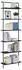 vidaXL Bücherregal Schwarz Eichen-Optik 60x24x203cm Holzwerkstoff (879971)