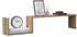 vidaXL Wandregal 2-tlg. Artisan-Eiche 100x15x20cm Holzwerkstoff (856613)