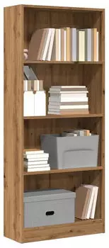 vidaXL B&uuml;cherregal Artisan-Eiche 60x24x143cm Holzwerkstoff (857820)