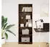 vidaXL Bücherregal Räuchereiche 60x24x176cm Holzwerkstoff (857825)