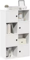 vidaXL B&uuml;cherregal Wei&szlig; 60x24x101,5 cm Holzwerkstoff