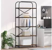 vidaXL B&uuml;cherregal Ger&auml;ucherte Eiche 80 x 30 x 183 cm Holzwerkstoff