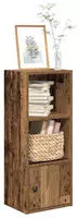 vidaXL B&uuml;cherregal Altholz-Optik 31x24x77 cm Holzwerkstoff