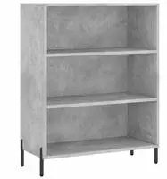 vidaXL Regalschrank Betongrau 69,5x32,5x90 cm Holzwerkstoff