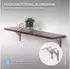 ML-Design Regalwinkel Aluminium Silber 180x180mm (4er Set)