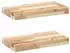 vidaXL Schweberegale 2 Stk. 40x20x4cm Akazien-Massivholz unbehandelt (3279416)
