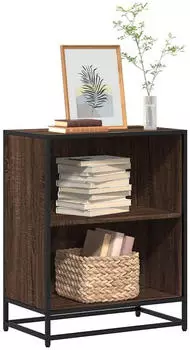 vidaXL B&uuml;cherregal Braun Eichen-Optik 60x35x76cm Holzwerkstoff (849103)