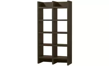 Woood Tilburg Offenes Regal Holzwerkstoff Dunkelbraun 100x195x40cm (13812335-0)