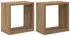 vidaXL Wandregal 2-tlg. Artisan-Eiche MDF 26x15x26cm (875178)