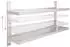 vidaXL Wandregal 2 Ablagen Edelstahl 150x30cm (51049)
