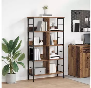 vidaXL B&uuml;cherregal Altholz-Optik 82x32x144,5cm