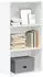 vidaXL Bücherregal Weiß 60x30x114cm Holzwerkstoff (857899)