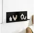 vidaXL Wandschrank Holzwerkstoff Schwarz 70x16,5x30cm (854851)