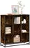 vidaXL Bücherregal Räuchereiche 97,5x33x107,5cm Holzwerkstoff und Metall (3300862)