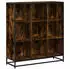 vidaXL Bücherregal Räuchereiche 97,5x33x107,5cm Holzwerkstoff und Metall (3300862)