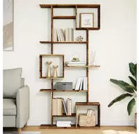 vidaXL B&uuml;cherregal Altholz-Optik 92x29x188 cm Holzwerkstoff