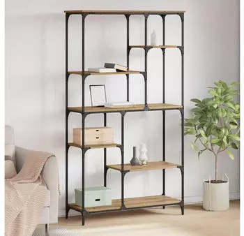 vidaXL B&uuml;cherregal Artisan-Eiche 99x35,5x176cm Holzwerkstoff