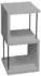 Mäusbacher Sticks Standregal 33x65x33cm Kreidegrau Matt Lack (66810346-0)