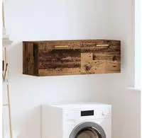 vidaXL Wandschrank Altholz 100 x 36,5 x 35 cm Holzwerkstoff