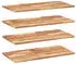 vidaXL Schweberegale 4 Stk. 80x40x2cm Akazie Massivholz ölbehandelt (3279558)