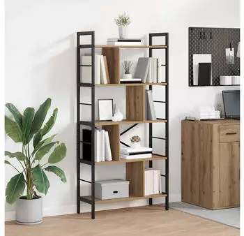vidaXL B&uuml;cherregal Artisan-Eiche 75x30x156cm Holzwerkstoff