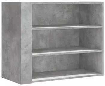 vidaXL Wandregal Betongrau 75x35x60cm Holzwerkstoff (848419)