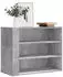 vidaXL Wandregal Betongrau 75x35x60cm Holzwerkstoff (848419)