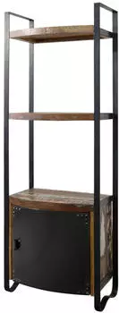 Massivmoebel24 Industrial #44 Regal Altholz 70x40x200cm mehrfarbig lackiert (09-350-811-0041)