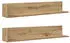 vidaXL Wandregale 2 Stk. Artisan-Eiche 100x16,5x16,5cm Holzwerkstoff (860048)