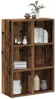 vidaXL B&uuml;cherregal/Sideboard Altholz-Optik 66x30x98 cm Holzwerkstoff
