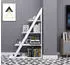 Hanah Home Arven Bücherregal Melamin Spanplatte 100x150x29,5cm Weiß (550ARN1632)