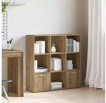 vidaXL B&uuml;cherregal Handwerks-Eiche 98x29x97,5cm Holzwerkstoff (855967)