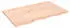 vidaXL Wandregal Massivholz Eiche unbehandelt 80x50x2cm (363548)