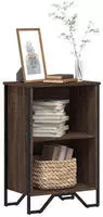 vidaXL B&uuml;cherregal Braun Eichen-Optik 50x31x74,5 cm Holzwerkstoff