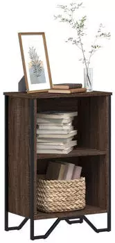 vidaXL B&uuml;cherregal Braun Eichen-Optik 50x31x74,5cm Holzwerkstoff (848603)
