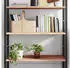 vidaXL Wandregal Baumkante Massivholz Eiche 80x40x2cm