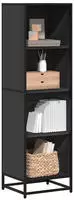 vidaXL B&uuml;cherregal Schwarz 40x35x139 cm Holzwerkstoff