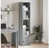 vidaXL Bücherregal Holzwerkstoff 40x36x189cm Grau Sonoma (848246)