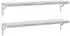 vidaXL Wandregale 2 Stk. 100x23,5cm Silber Edelstahl (3214504)