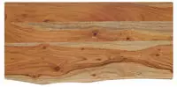 vidaXL Wandregal 40x20x3,8 cm Rechteckig Massivholz Akazie Baumkante