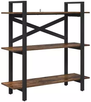vidaXL B&uuml;cherregal Ger&auml;ucherte Eiche 100x33,5x102cm Holzwerkstoff (883948)