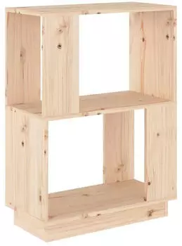 vidaXL B&uuml;cherregal/Raumteiler Massivholz Kiefer 51x25x70cm (814029)